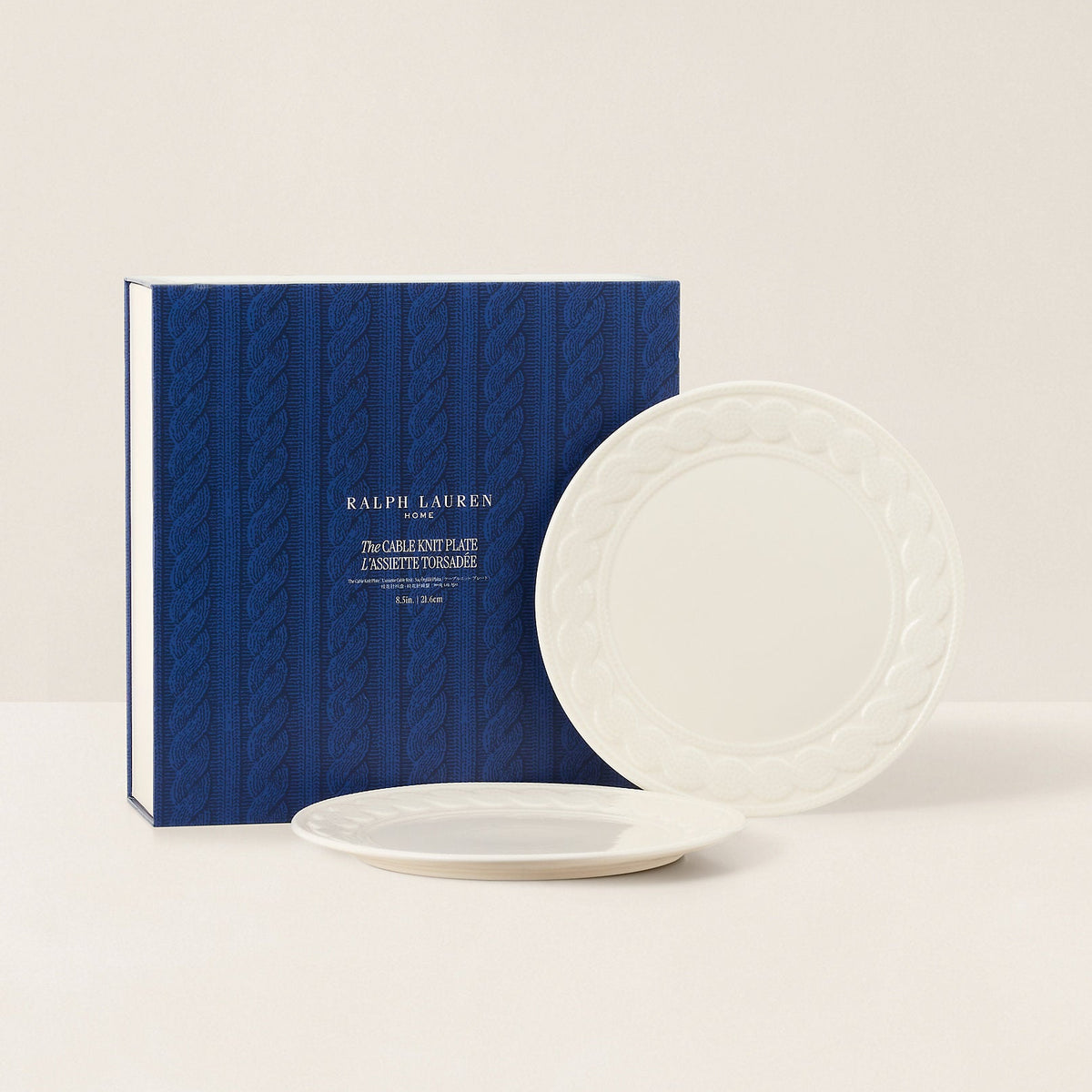 Ralph Lauren Cableknit plates