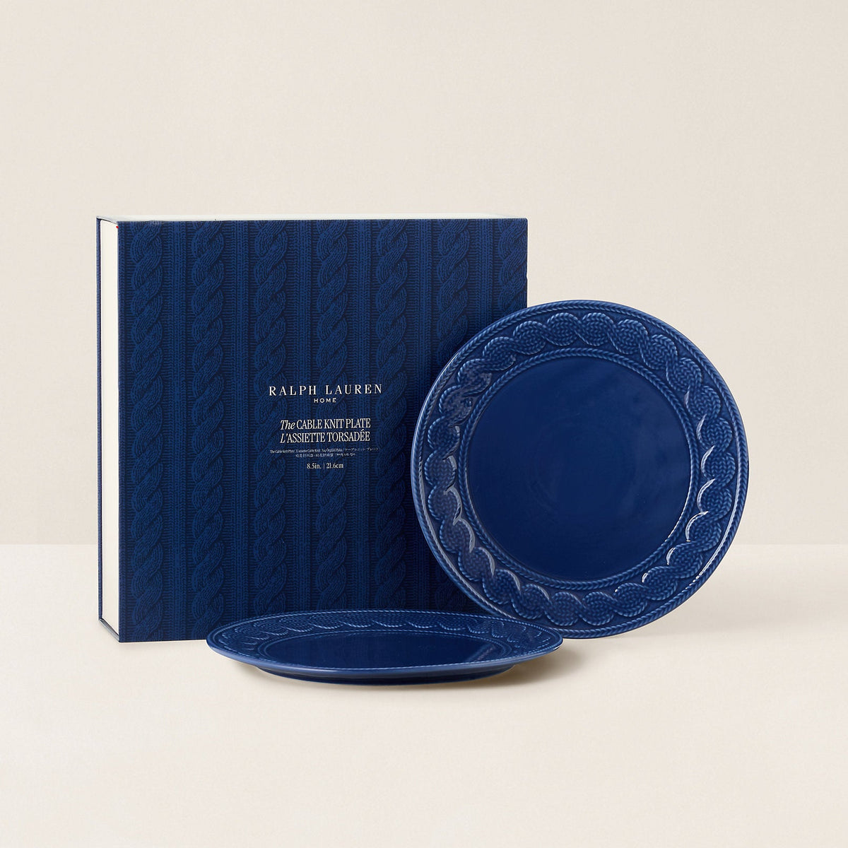 Ralph LAuren cableknit plates