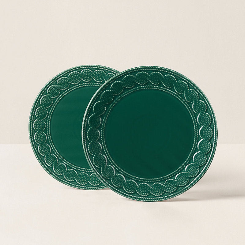 Ralph Lauren Cableknit dessert plates