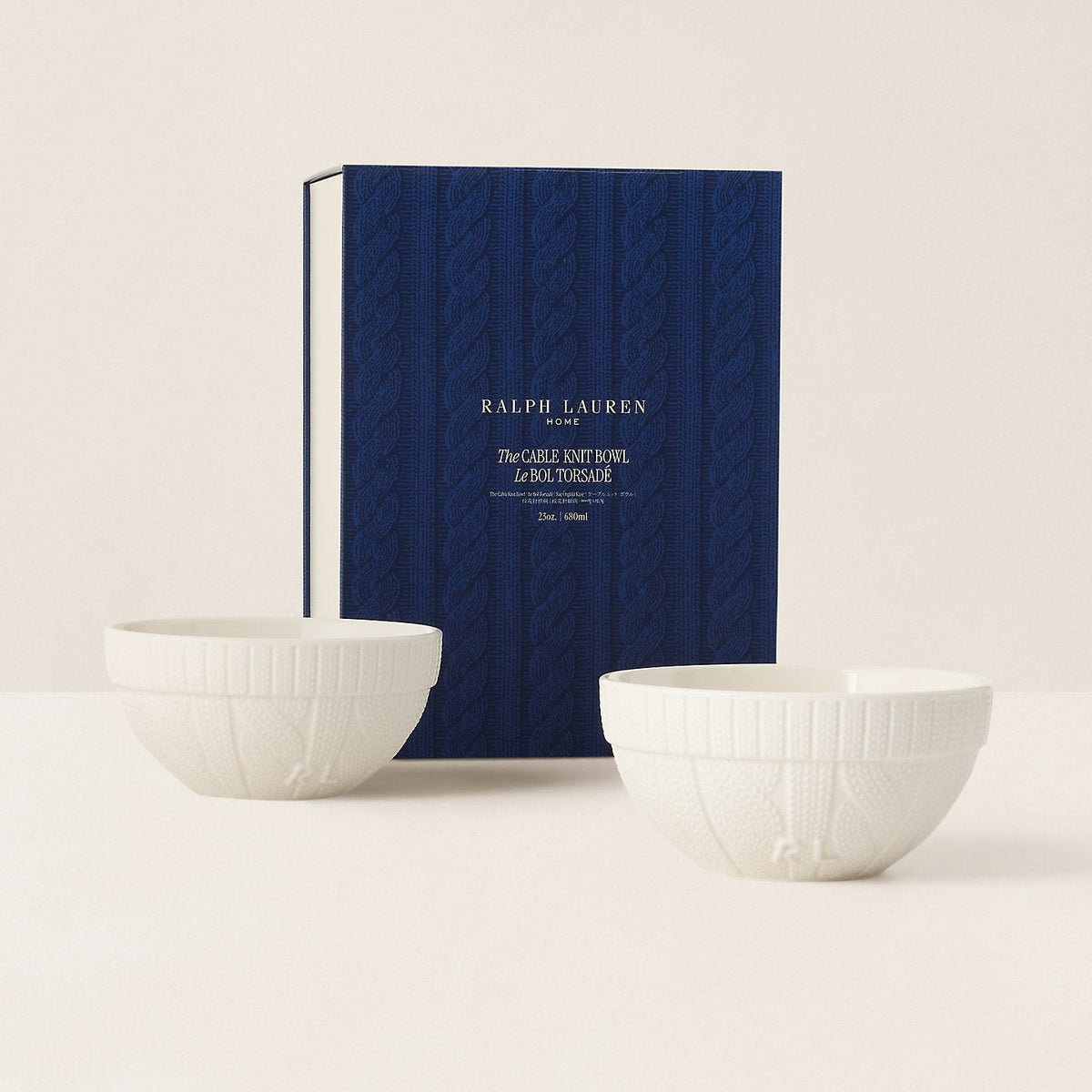 Ralph Lauren cableknit bowl