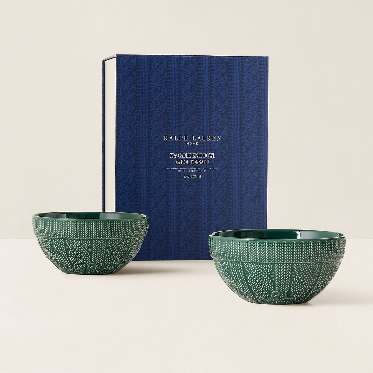 Ralph Lauren Cableknit Bowls