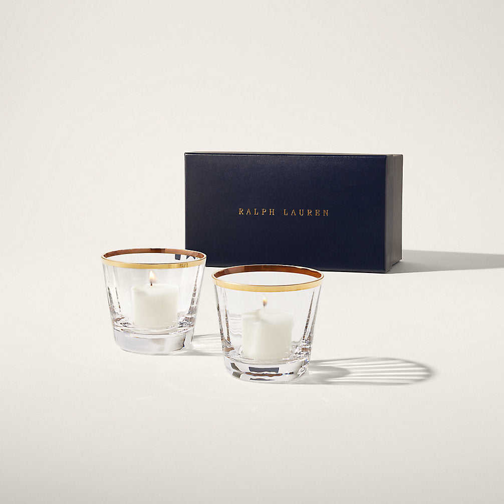 Ralph Lauren Polo Bar Set of 2 Votives