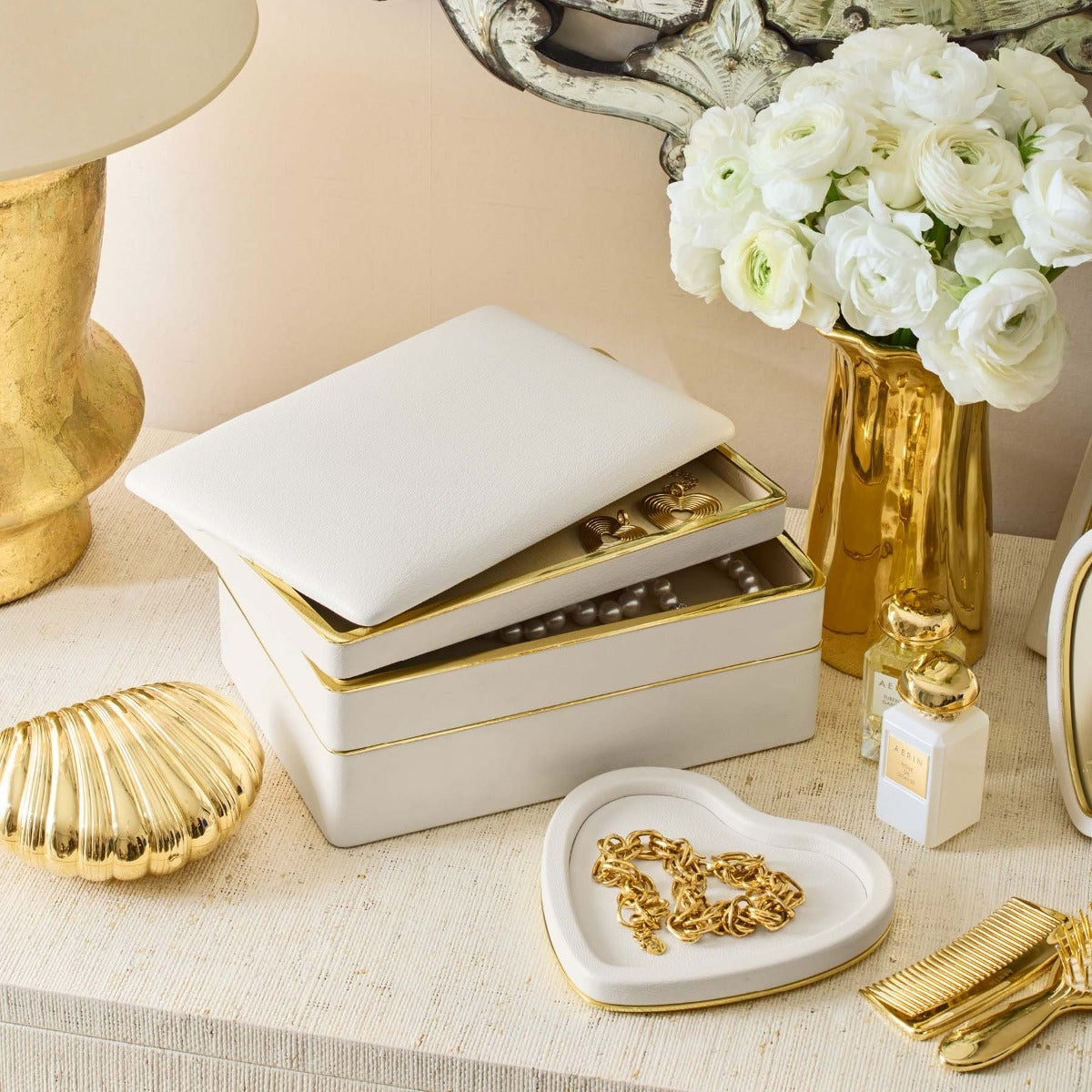 AERIN Piero Heart Tray