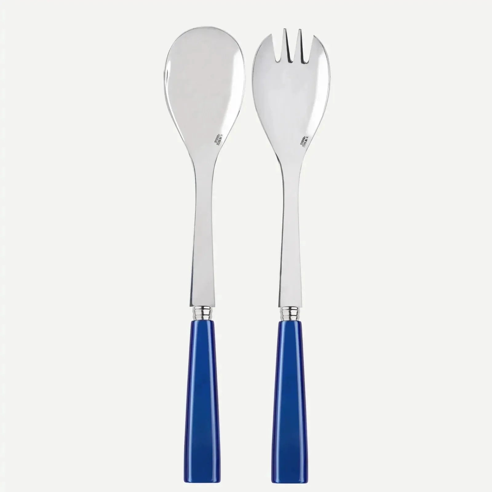Sabre Paris Icone Lapis Blue Salad Serving Set of 2