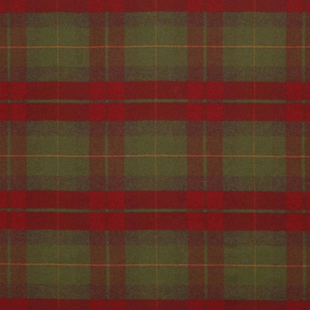 Ralph Lauren Coach Road Tartan Crimson