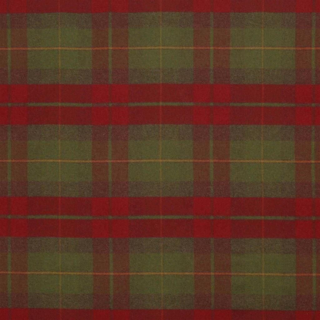 Ralph Lauren Coach Road Tartan Crimson