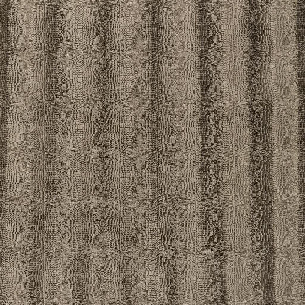 Ralph Lauren Pompon Embossed Crocodile Mesquite