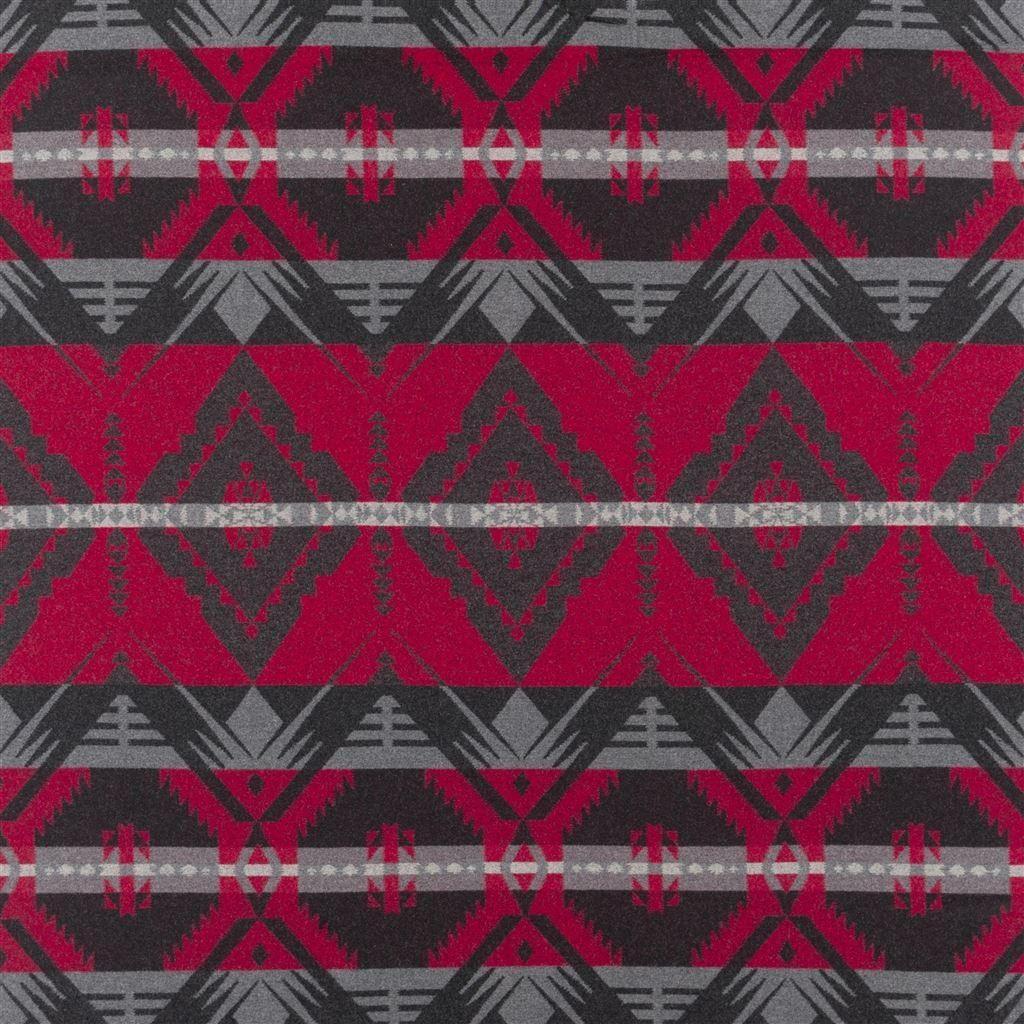 Ralph Lauren Blackstone River Blanket Cochineal Red