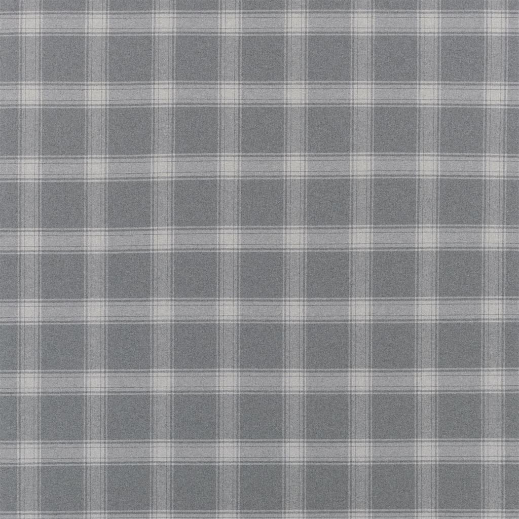 Ralph Lauren Doublebrook Plaid Grey Flannel