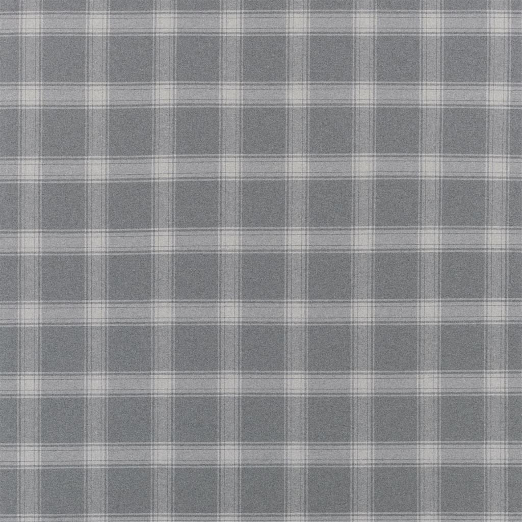 Ralph Lauren Doublebrook Plaid Grey Flannel