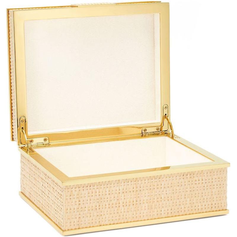 AERIN Colette Cane Jewelery Box Closed