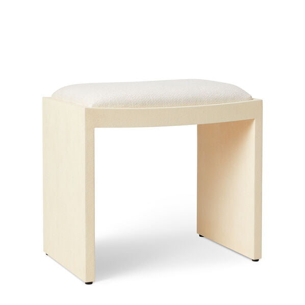 Aerin shagreen vanity table and stool 