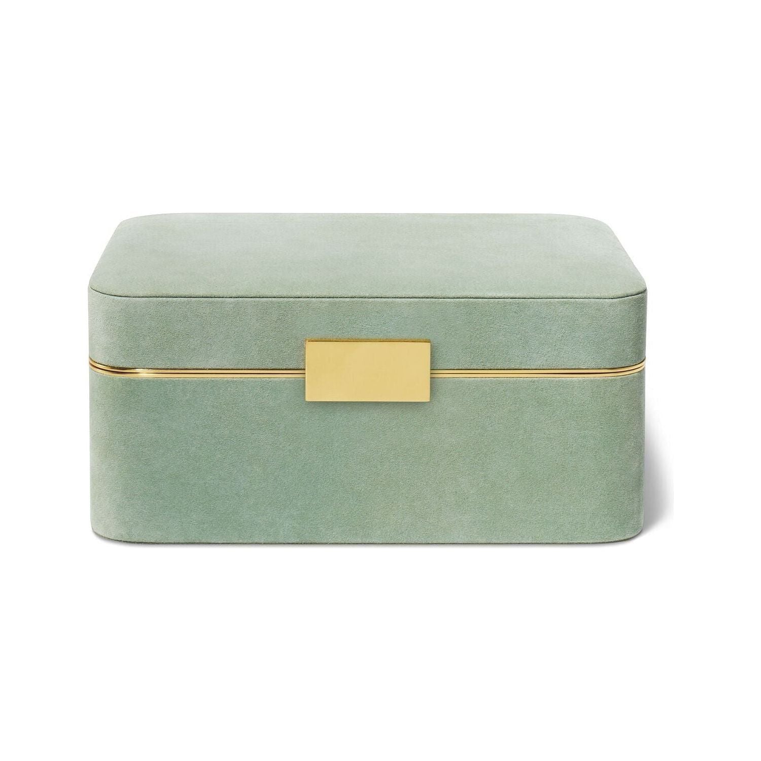 AERIN Beauvais sage jewellery box closed
