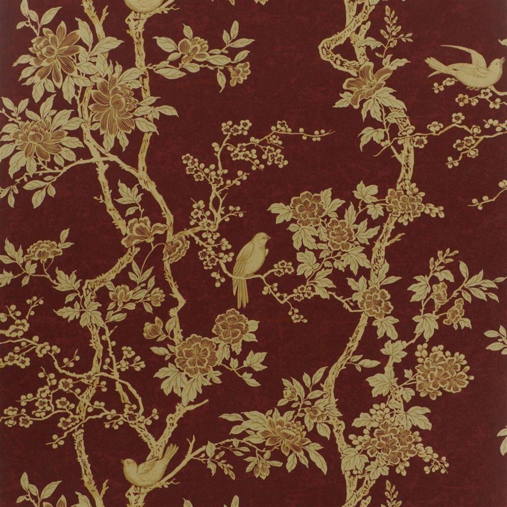 Ralph Lauren Marlowe Floral Garnet