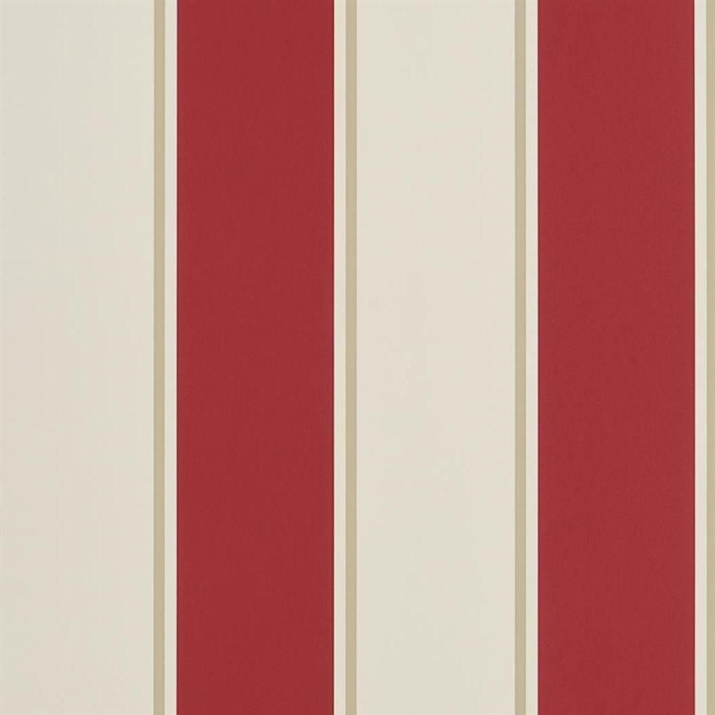 Ralph Lauren Mapleton Stripe Vermilion