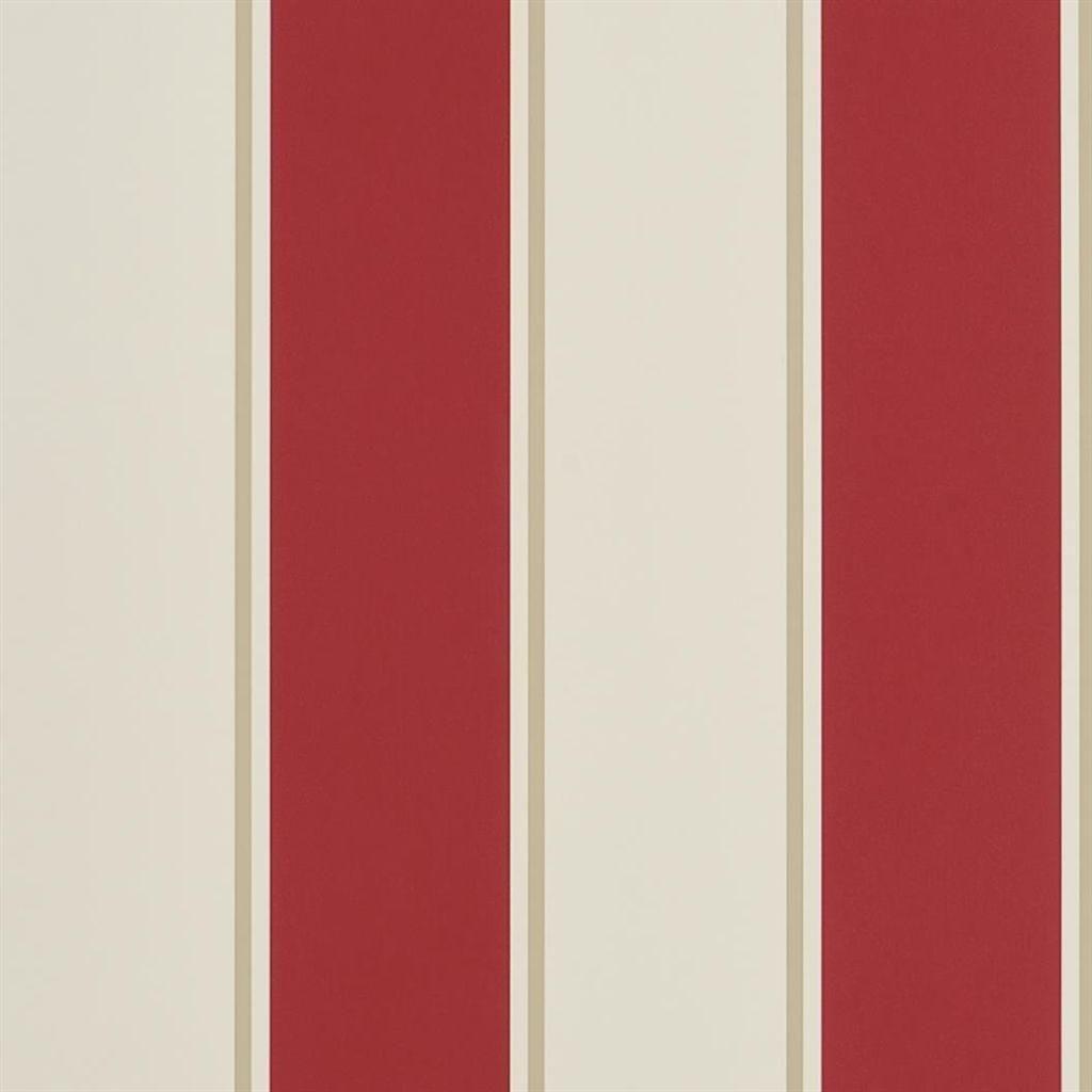 Ralph Lauren Mapleton Stripe Vermilion