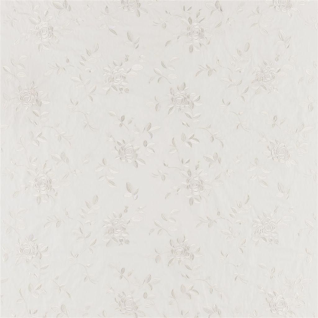 Ralph Lauren Camilla Embroidery White Pearl