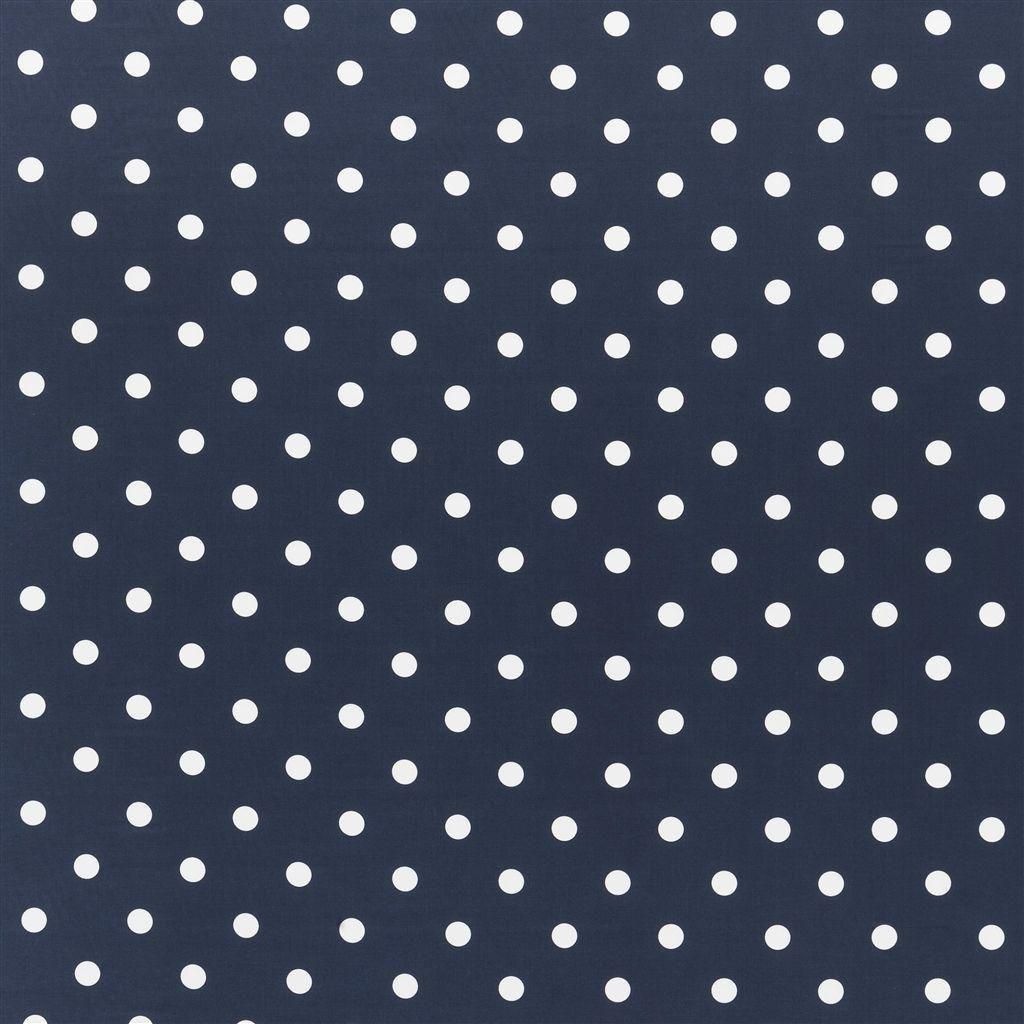 Ralph Lauren Georgette Dot Navy