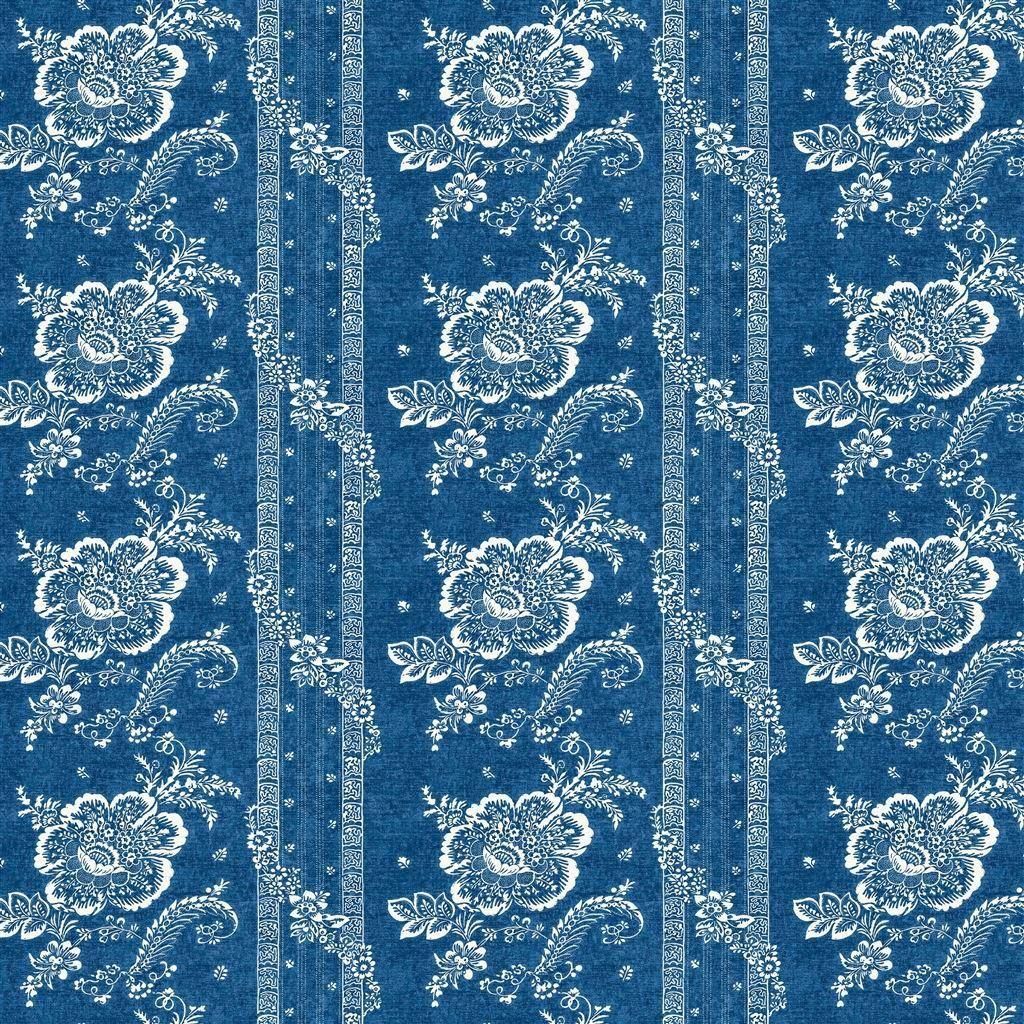 Ralph Lauren Batik Florette Vintage Blue