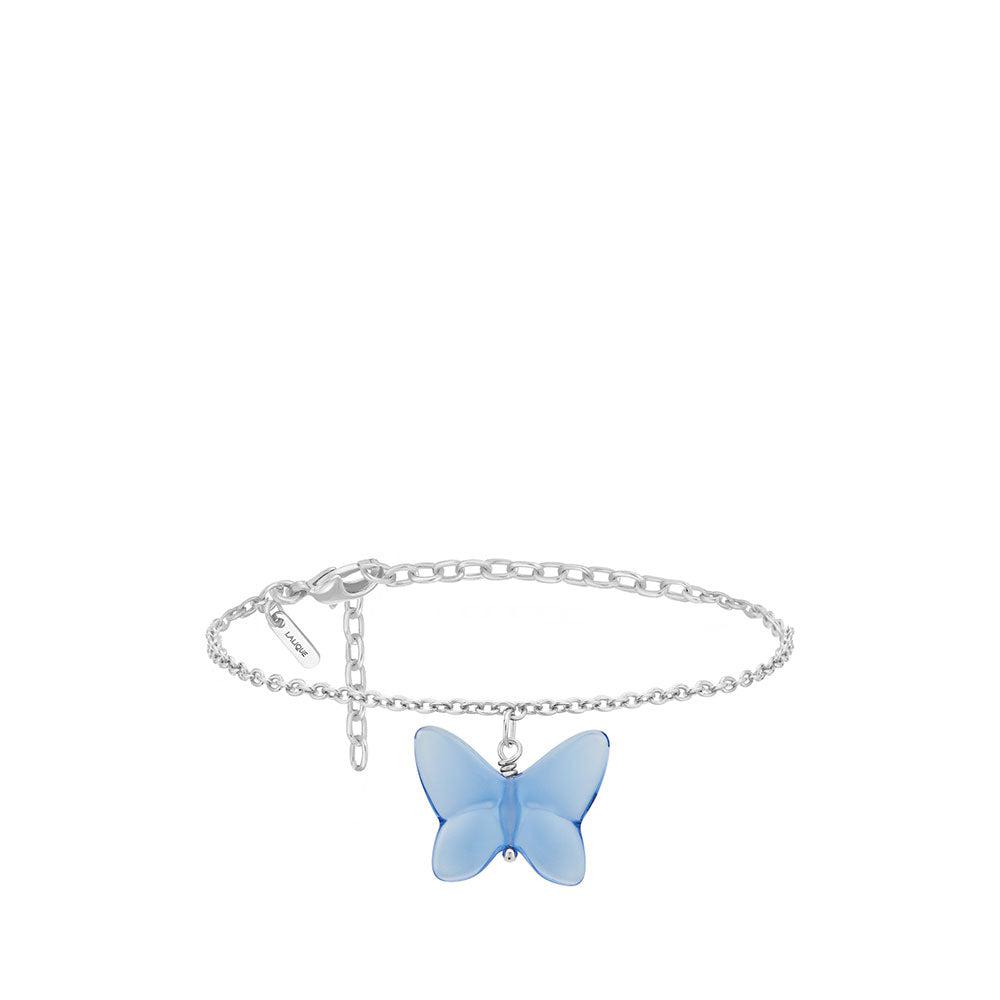 Blue Crystal Papillon Bracelet