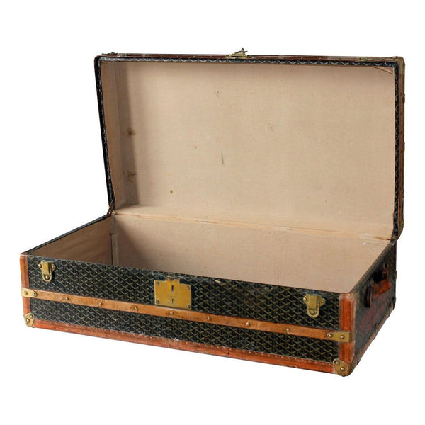 Cabin Trunk with Tan Edging - Palmer & Penn