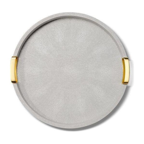 Carina Shagreen Round Tray