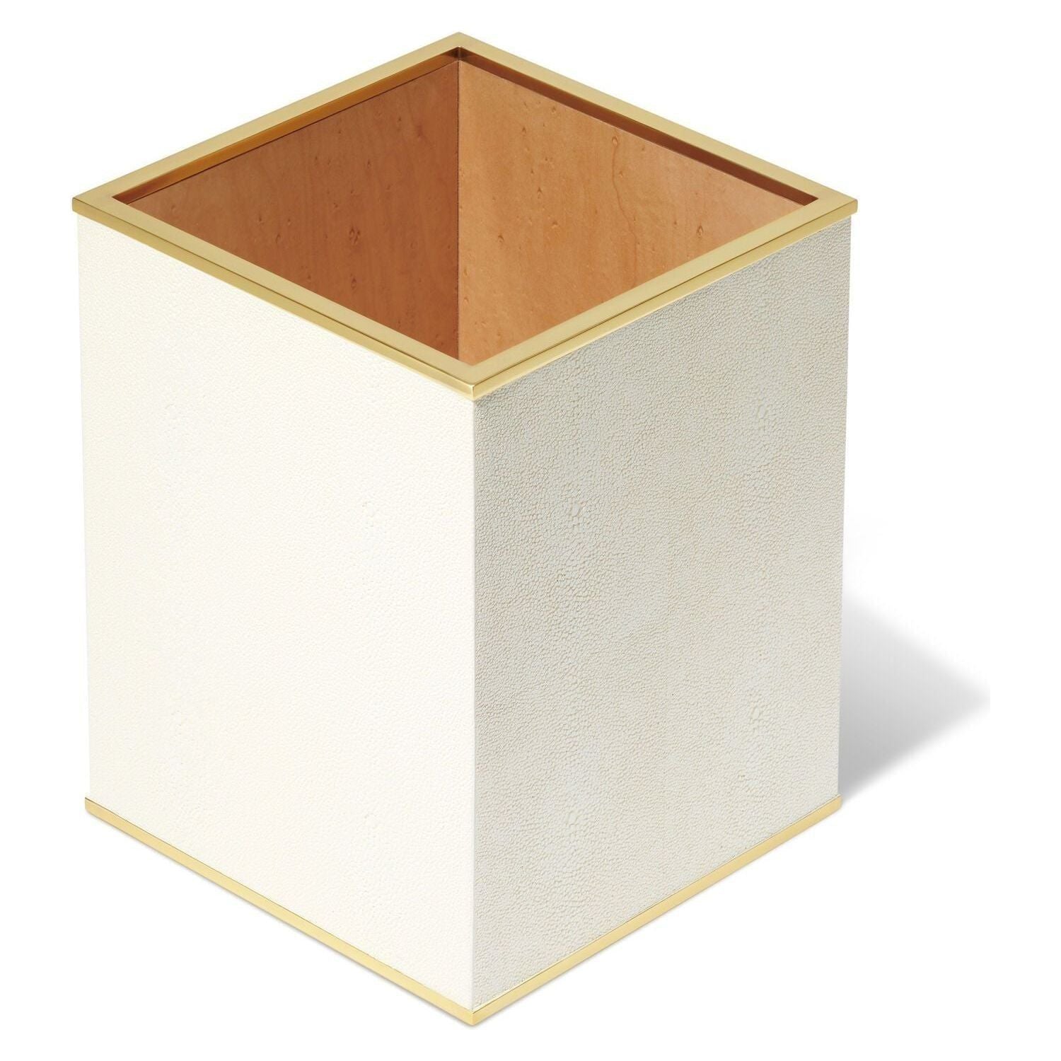 Classic Shagreen Waste Basket