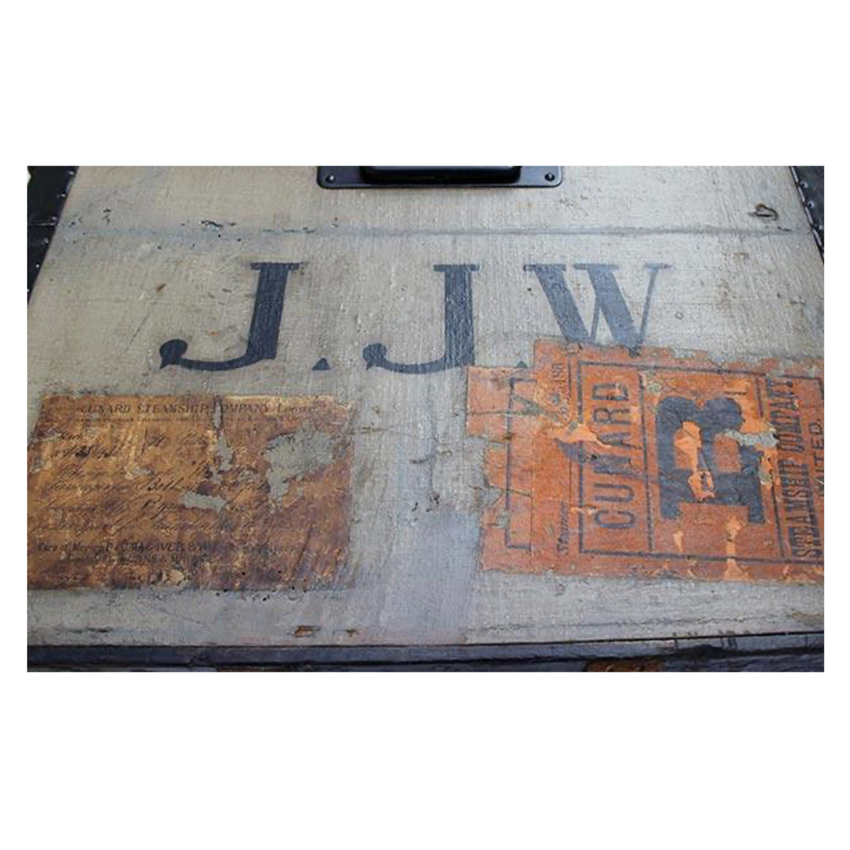Courier Trunk wth JJW initials