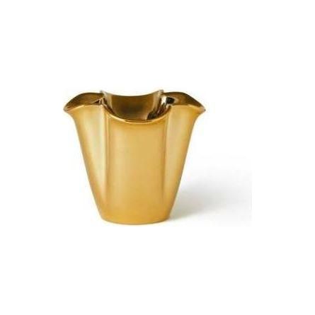 Gilded Clover Small Vase