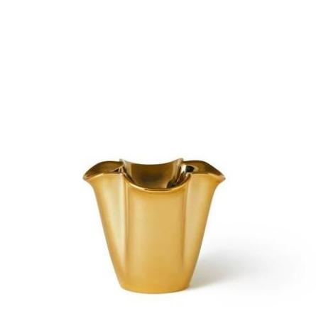 Gilded Clover Small Vase