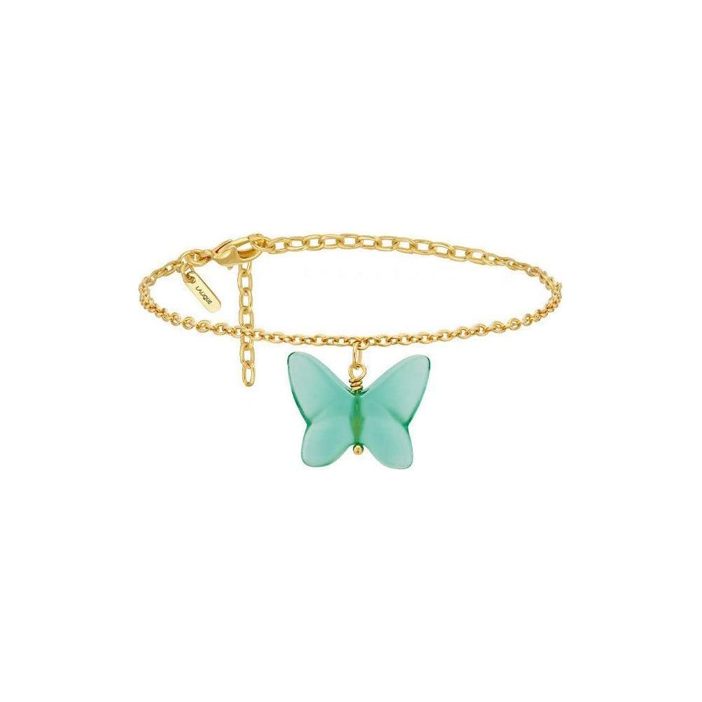 Green Crystal Papillon Bracelet