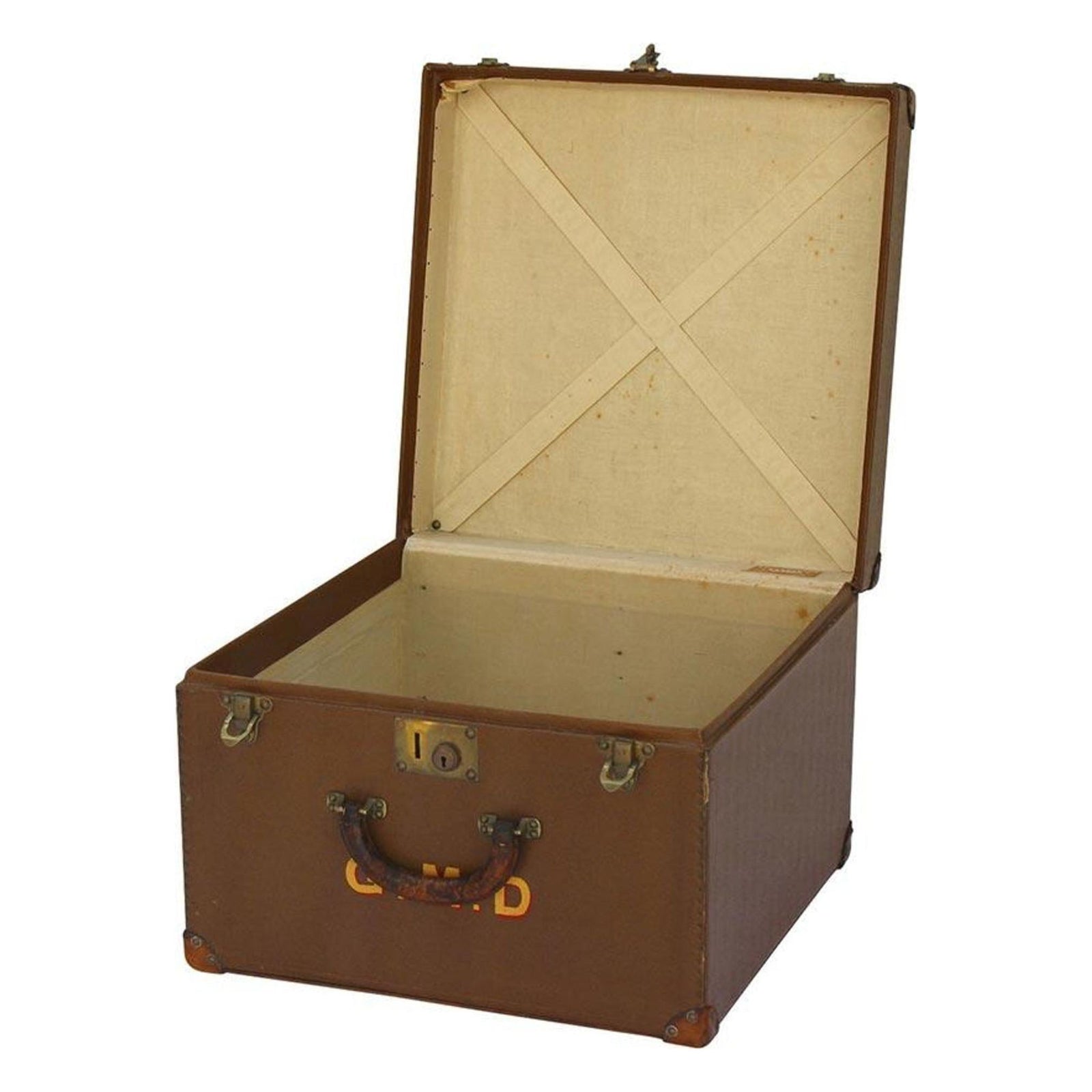 Hat Trunk with GMD initials