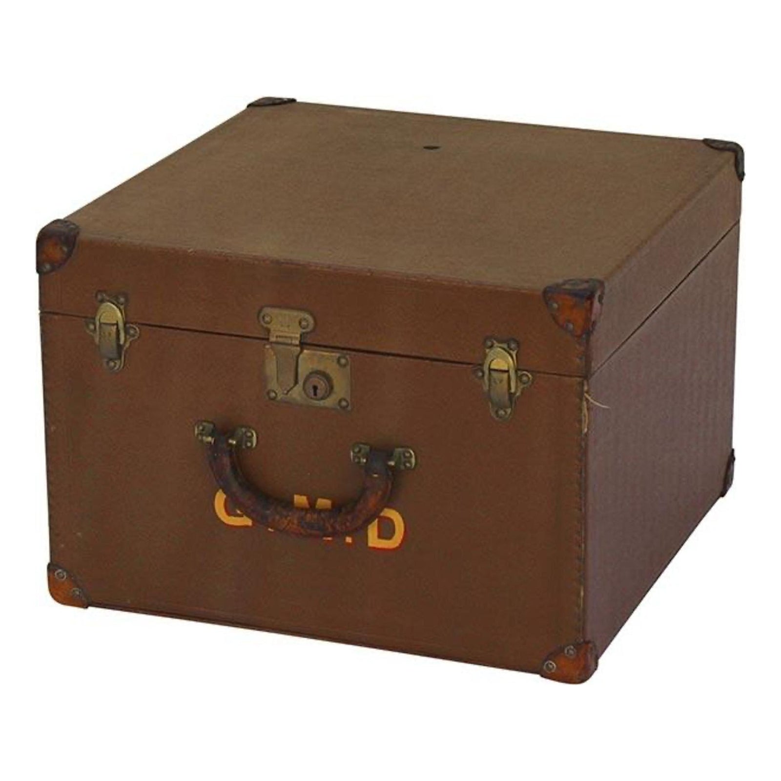 Hat Trunk with GMD initials