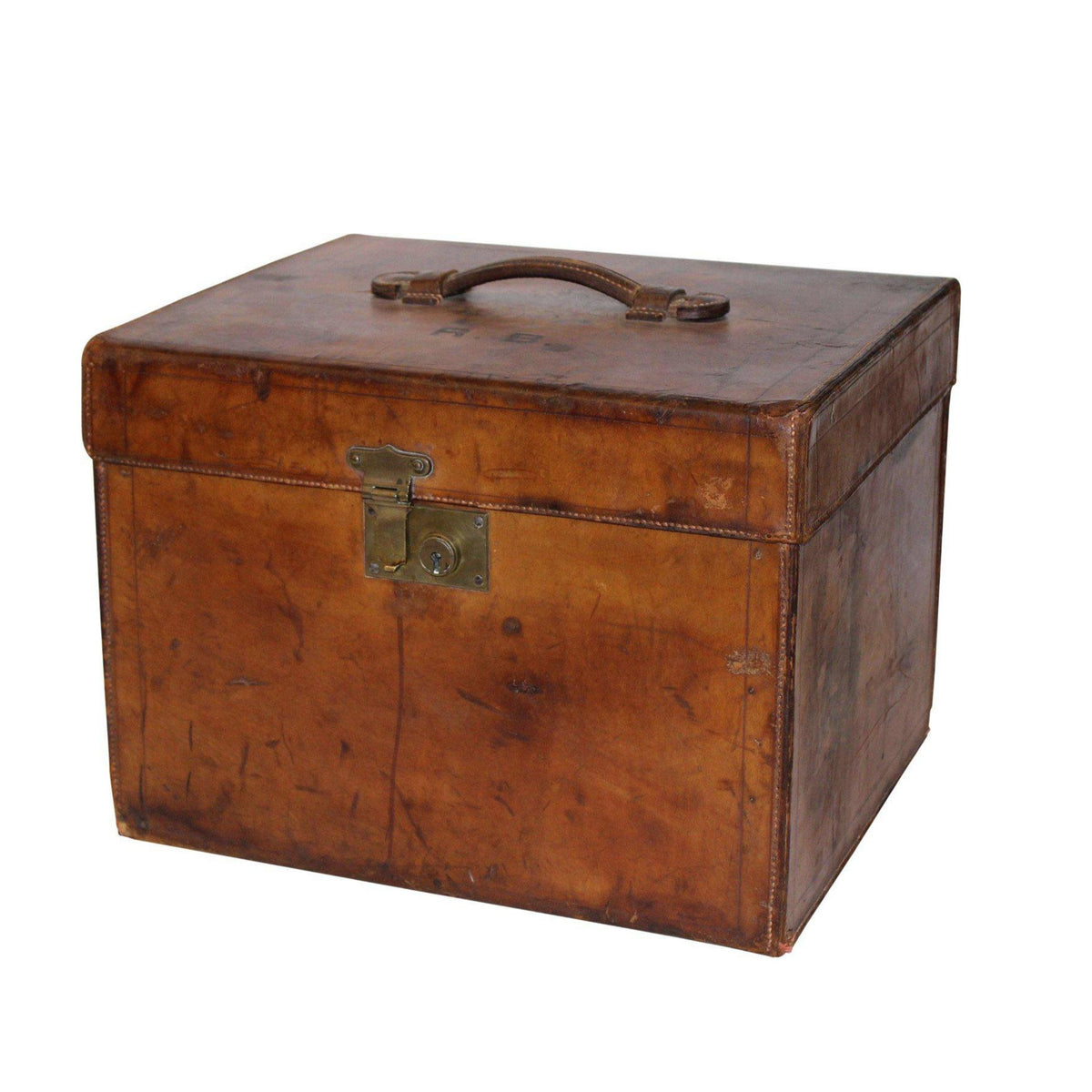 Hat Trunk with RB Initials