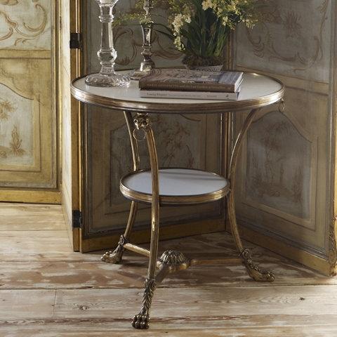 Heiress Gueridon Table with Stone