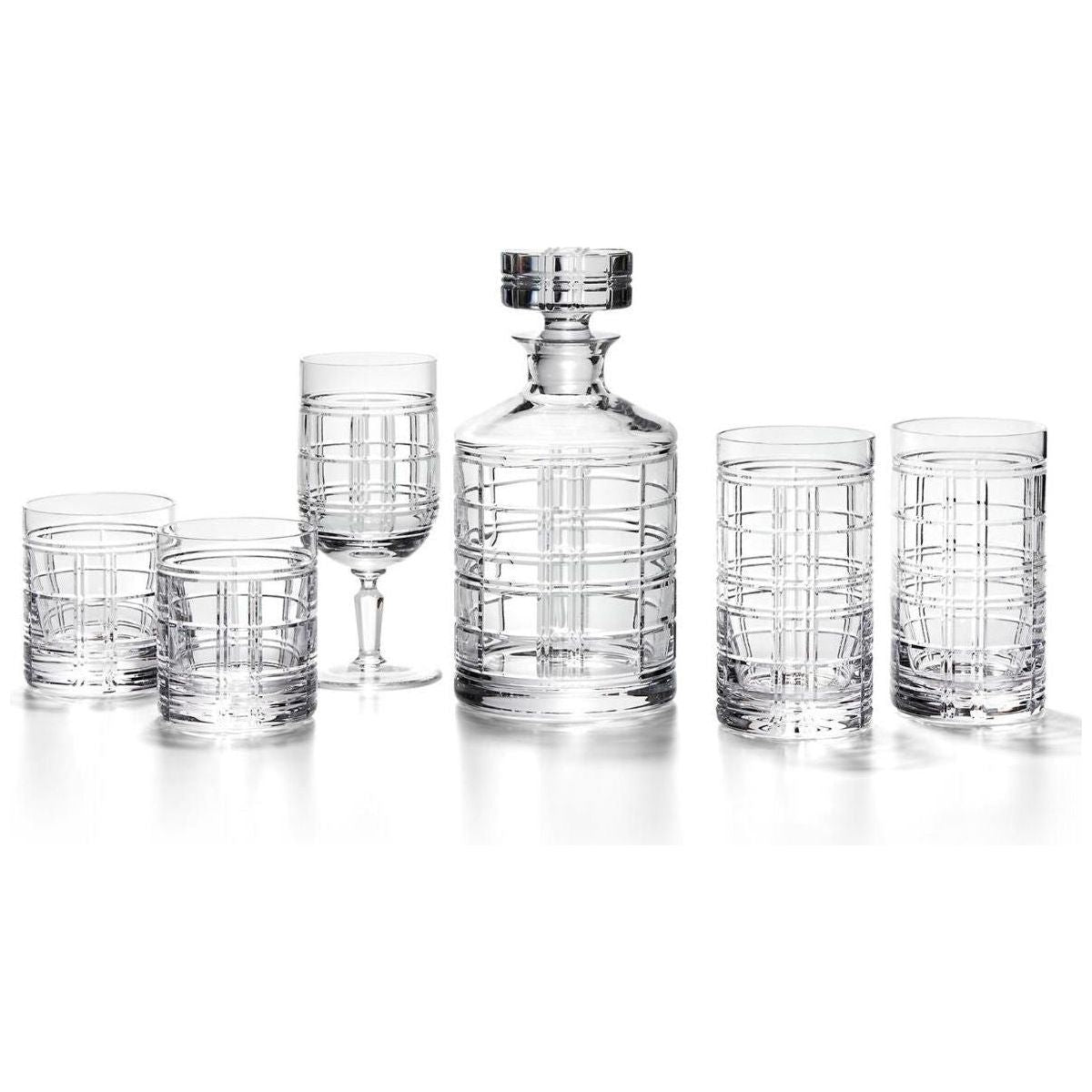 Ralph Lauren Hudson Plaid Decanter