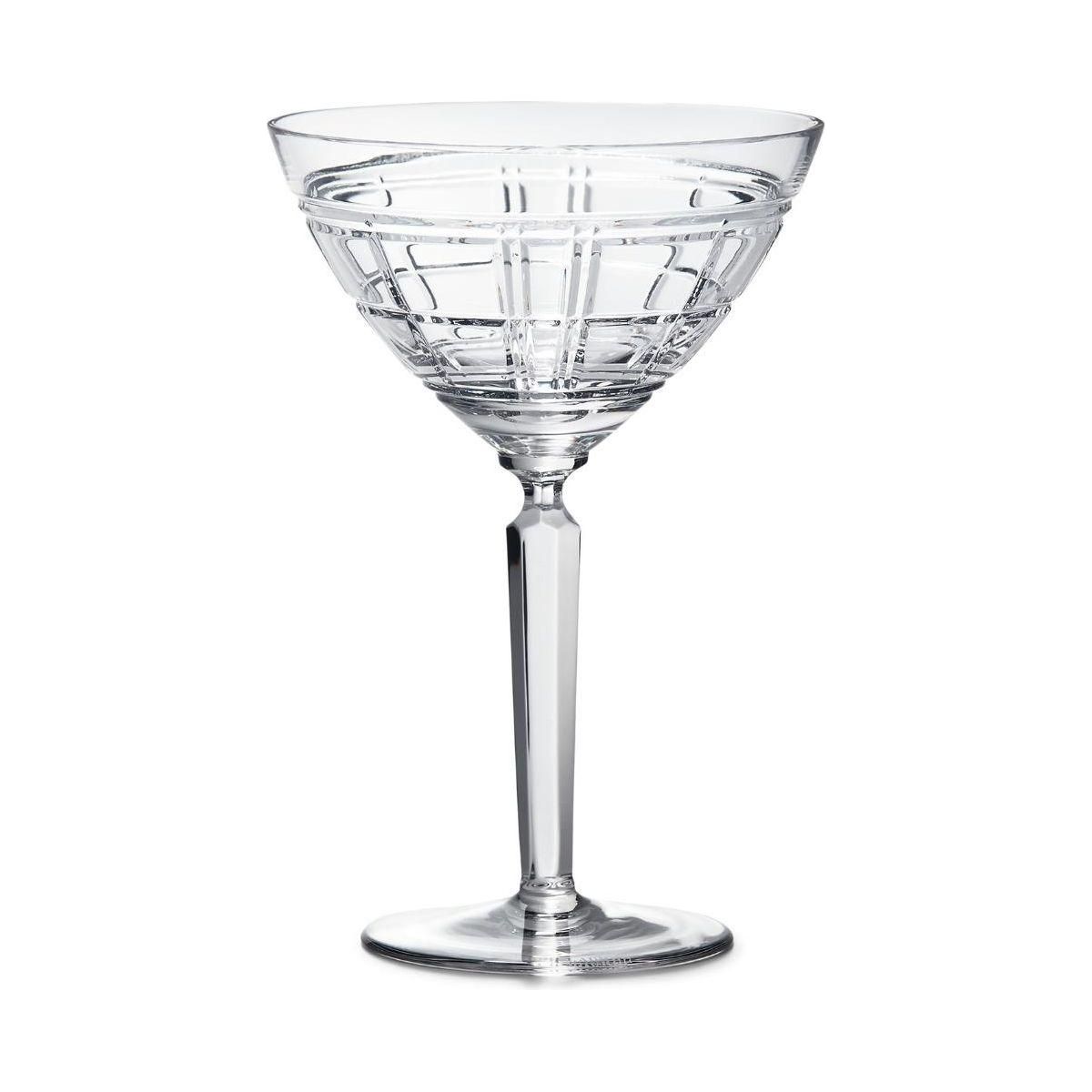 Ralph Lauren Hudson Plaid Martini Glass