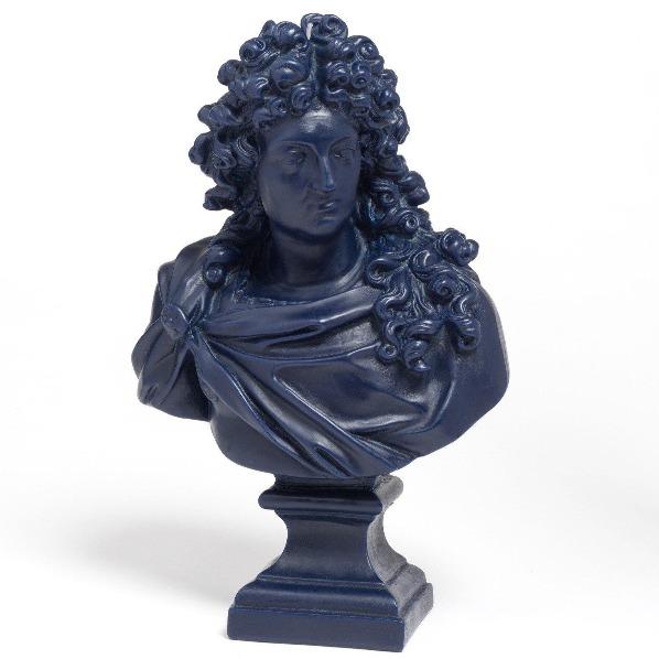 Louis XIV Bust Midnight Blue
