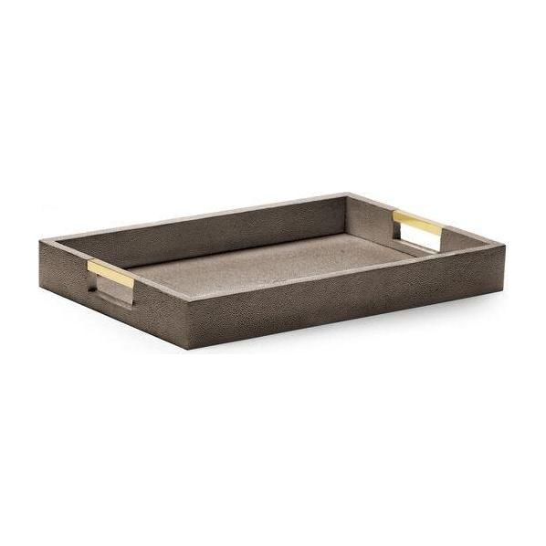 Modern Shagreen Desk Tray