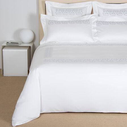 Ornate Medallion Embroidery Duvet Cover