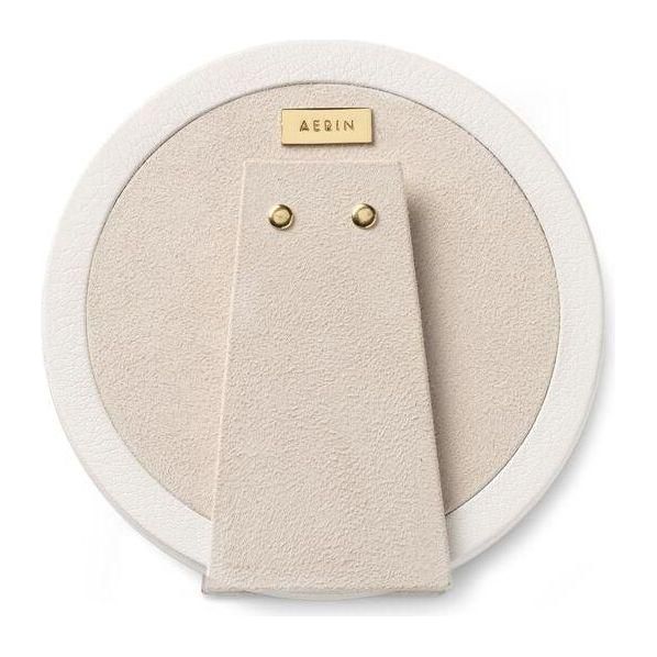 Piero Leather Round Frame