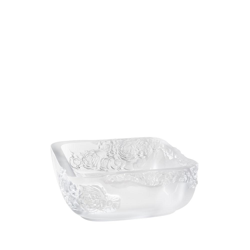 Pivoines Bowl Clear Crystal
