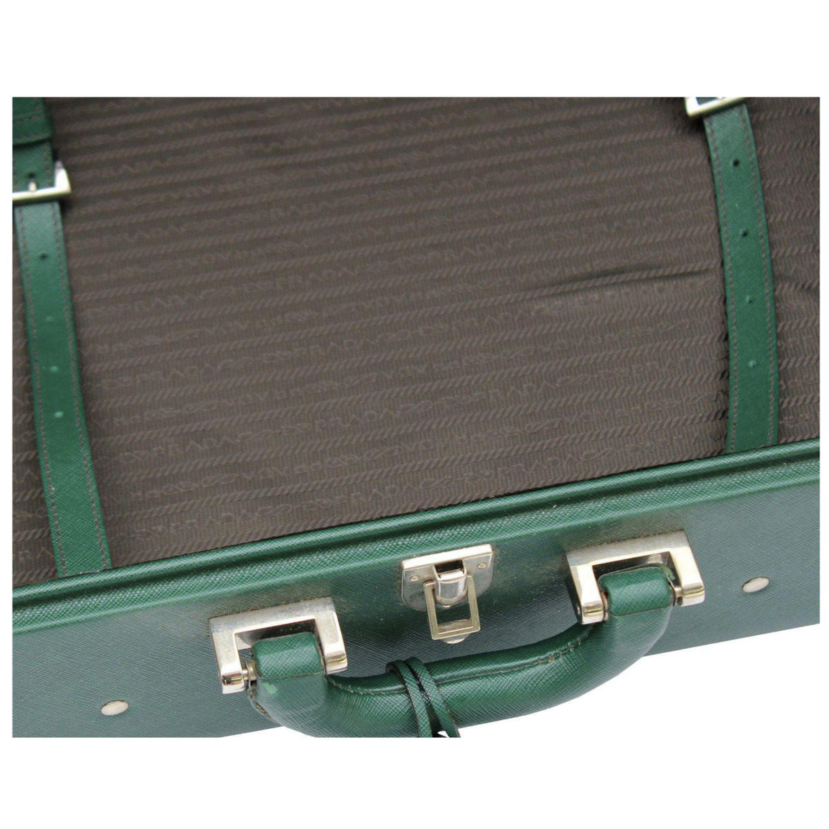 Prada Green Suitcase