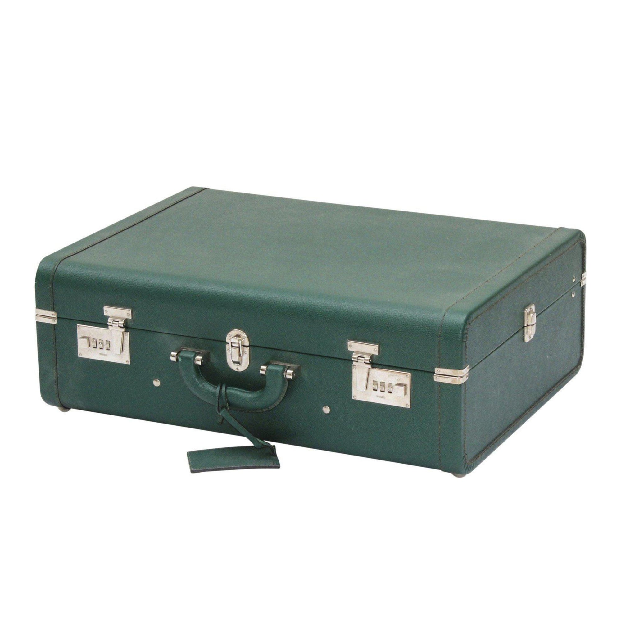 Prada Green Suitcase