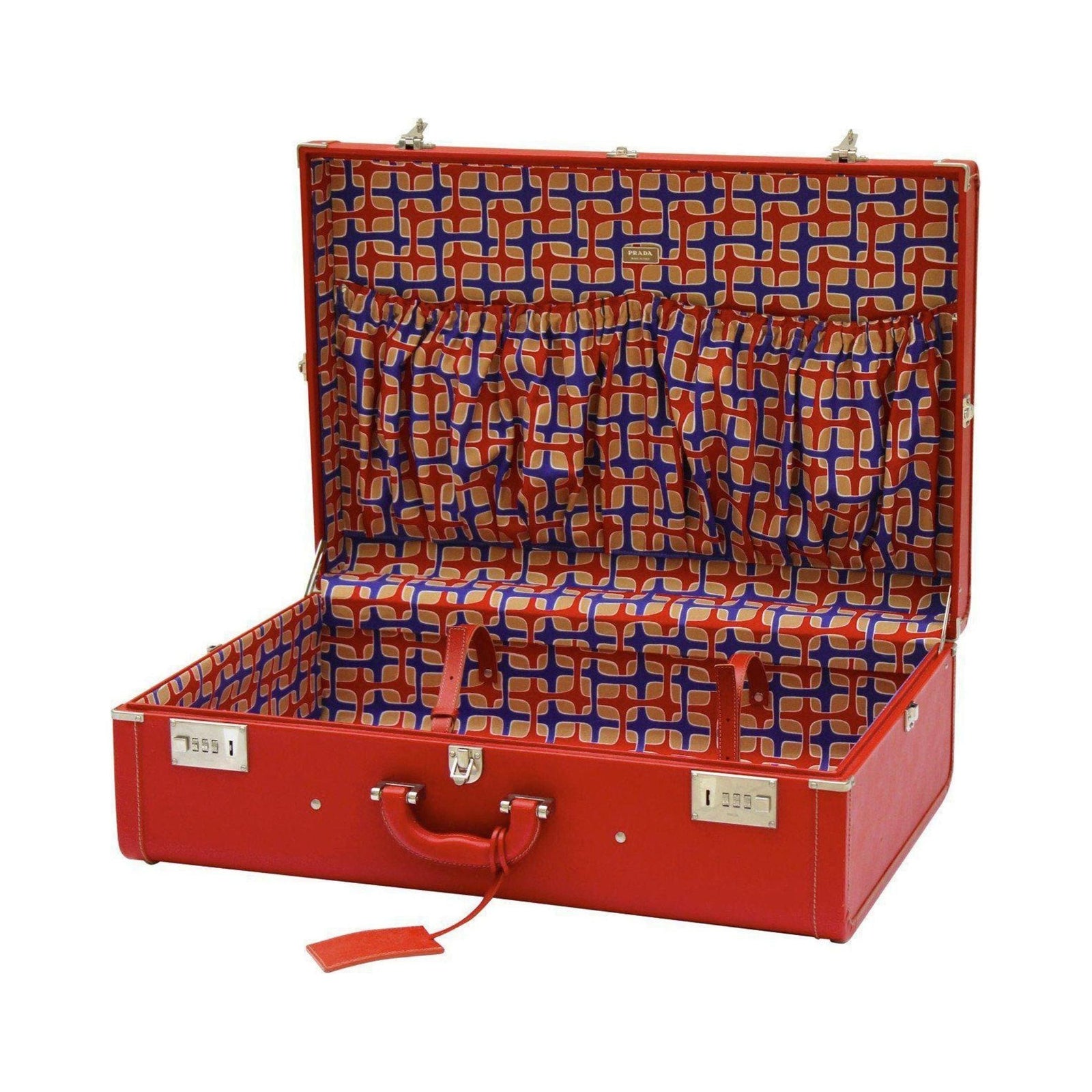Prada Medium Red Suitcase