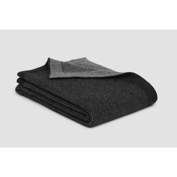 Reverable Rib Angora and Merino Throw