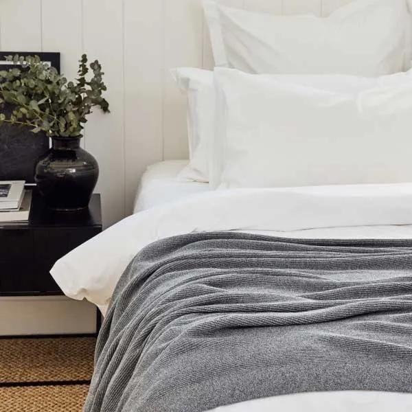 Rib Cotton Throw