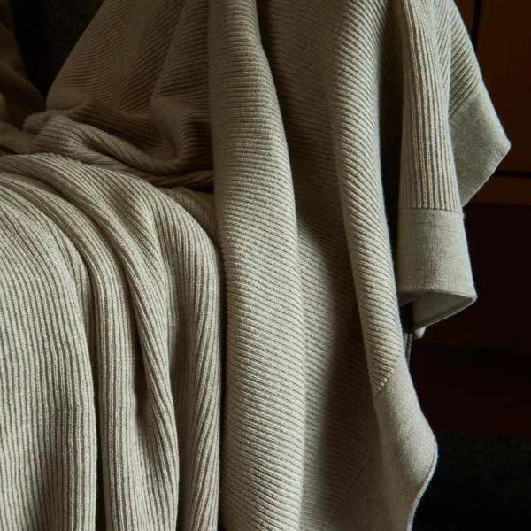 Rib Cotton Throw