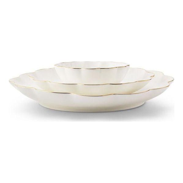 Scalloped Nesting Serving Dishes