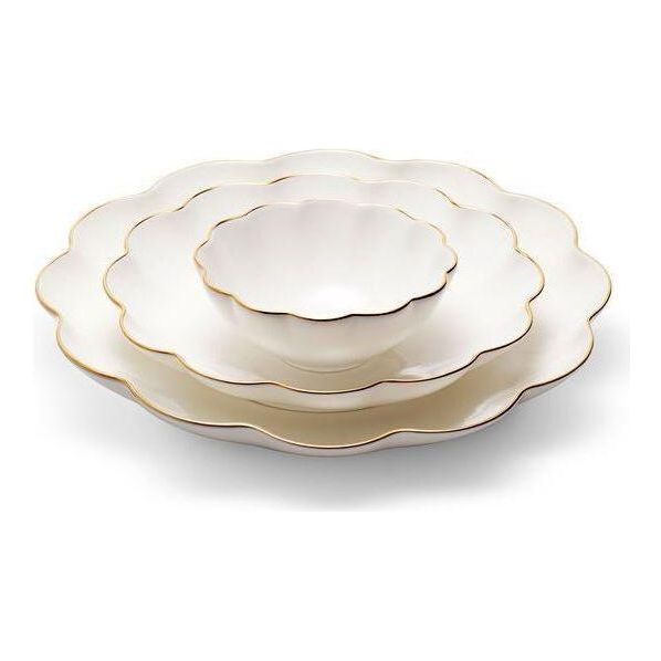 Scalloped Nesting Serving Dishes